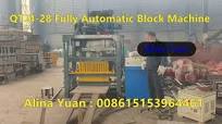 QTJ4-18 Hydraulic fully automatic block making production line curbstone  make factory