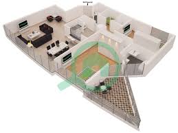 Studio, one bedroom & two bedroom apartment homes. Floor Plans For Type A 2 Bedroom Apartments In Dorrabay Bayut Dubai