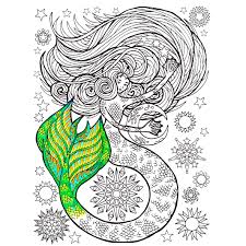 Enchanted beautiful mermaid coloring pages. Realistic Mermaid Coloring Pages For Kids Drawing With Crayons