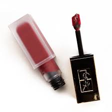 Yves Saint Laurent Rouge Pur Couture The Slim Glow Matte Lipstick Ysl Black Red Code 8 Tatouage Couture Liquid Matte Lip Stain Review Swatches Matte Lip Stain Lip Stain Ysl Beauty