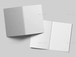 A5 Greeting Card Bi Fold Brochure Mock Up Bi Fold Brochure Brochure Greeting Cards