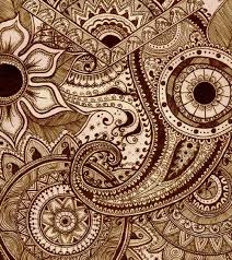 Love The Brown Colour Zentangle Patterns Zentangle Artwork Tangle Art