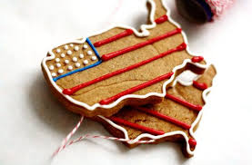Image result for usa shaped cookies