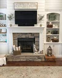 Real Life Rooms Decorating Ideas For A Tv Above A Fireplace Farm House Living Room Farmhouse Style Living Room Farmhouse Fireplace Decor