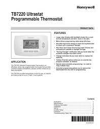 There are a lot of really great smarthome devices that are truly useful, but a smart thermostat isn't one of them. Tb7220 Ultrastat Programmable Thermostat The Energy Conscious