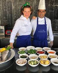 Look Who S Cooking Up A Storm At Sand Restaurant It Was Such A Great Pleasure Cooking With You Samyspain Wine And Dine Teppanyaki Gastro