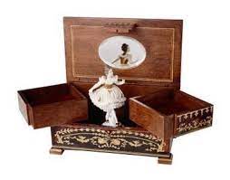 Rose gold tone heart and vines musical jewelry box. Pin On Music Boxes