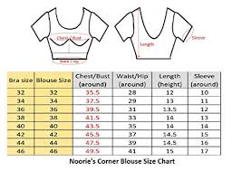 Noories Corner Womens Tissue Neck Design Readymade Blouse