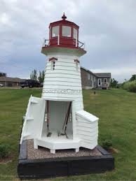 The wood plans for this lighthouse are better than a set of blueprints; Peggys Cove Lighthouse Woodworking Plan 10ft Tall Woodworkersworkshop