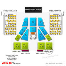 You Will Love Sands Steel Stage Seating Chart Sands Steel