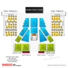 you will love sands steel stage seating chart sands steel