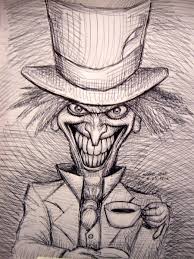 The Mad Hatter Pen Sketch By Myconius On Deviantart Mad Hatter Drawing Mad Hatter Tattoo Sketches