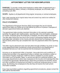 An employment offer letter will help you and your new employee get on the same page, outlining basics from salary and pay schedules, to their job title, and whether you want them to sign an nda. Job Appointment Letter 12 Sample Letters And Templates