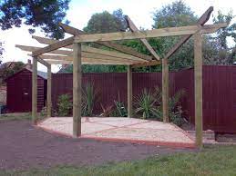 Custom Radial Pergola Google Search Garten Sitzecke