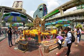 Sitting here and watching other peoples wishes is actually moving. Erawan Shrine In Bangkok Hindu Shrine In Chidlom Go Guides
