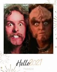 I think he looks like Ted Nugent with the white goatee.