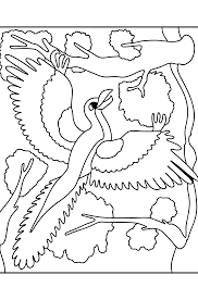 Planse de colorat cu animale din delta dunarii. Archeopteryx Coloring Page Online And Print For Free