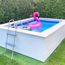 Anleitung So Einfach Baut Ihr Euch Eine Gunstige Poolumrandung Aus Paletten Moms Blog Der Praktische Familienblog Pool Umrandung Garten Pool Selber Bauen Paletten Pool