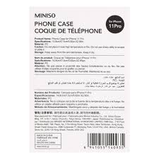 Conseils d'utilisation de la lettre. Phone Case For Iphone 11 Pro Miniso Ireland