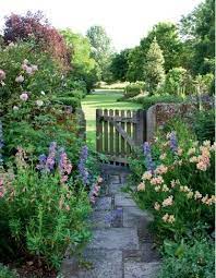 The large expanses of lawn on estates were trimmed by gang mowers, drawn by horses. Garden Cottage Garden Beautiful Gardens Dream Garden