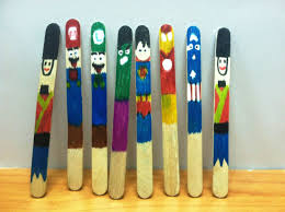 Diy Popsicle Stick Bookmark Crafts Super Mario And Marvel Heroes Bookmark Craft Diy Popsicle Easy Diy Crafts