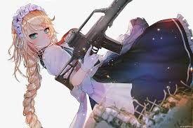 Watch anime online in english for free on gogoanime. Hd Wallpaper Anime Anime Girls Heckler Koch G36 Machine Gun Weapon Wallpaper Flare