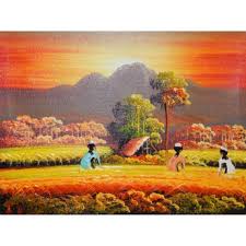 27 oktober 2015 oleh dandansa. Lukisan Pemandangan Sawah Padi Di Kampung Cikimm Com