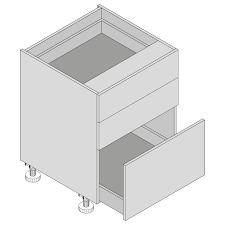 Custom kitchen cabinets come in wood grains. Base Three Drawer 4s U Install It Kitchens