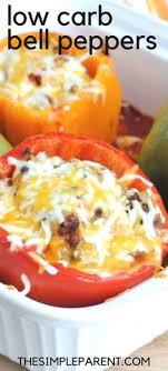 Healthy Keto Stuffed Peppers In 2020 Stuffed Peppers Recipe For Stuffed Bell Peppers Ground Chicken Recipes