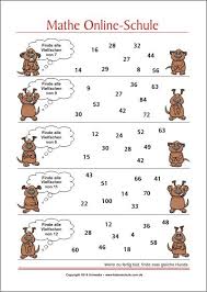 Mit hilfe von bunten bildern, möchte ich versuchen ihnen diese aufgabe zu erleichtern.dieses arbeitsblatt übt die wochentage. Finde Alle Vielfachen Von Mathe Aufgaben Fur Die 3 Klasse Matheaufgaben Kostenlose Arbeitsblatter Zum Ausdrucken Mathe