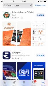The 2021 french open was a grand slam level tennis tournament played on outdoor clay courts. Tennis Apps Grand Slam Livescore Livestream Applikationen