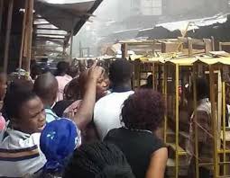 In february 2021, oba inc. Breaking Lagos Popular Balogun Market On Fire Tribune Online