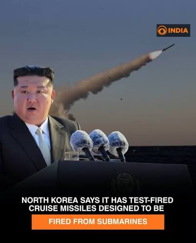 North Korea says it has test-fired two types of cruise missiles designed  for submarine launch in waters off its eastern coast. The tests come as  Pyongyang continues to expand its military capabilities