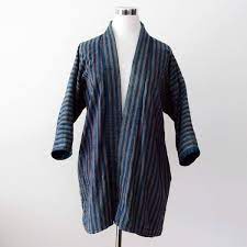 日本に 野良着 Vintage Japan Cotton Kimono Indigo Men Jacket Noragi リメイク素材 昭和 大正  ジャパンヴィンテージ 縞模様 着物 木綿 藍染 一般 - www.texasinstituteforsurgery.com