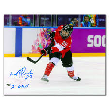 Poulin missed most of the 2019 world championship in espoo, finland, because of a knee injury. Marie Philip Poulin Signed Team Canada Puck Sports Mem Cards Fan Shop Signs Romeinformation It