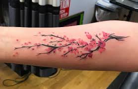 In spite of that, you can pair it with other symbols too. 48 Kirschbluten Tattoos Die Jenseits Von Perfekt Sind Neue Trend Haar Tatto Unterwasche Bilds Blossom Tattoo Neck Tattoo Cherry Blossom Tattoo