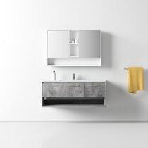 Floating vanities do not skimp on storage space. Modern Wall Mounted Bathroom Vanities Allmodern