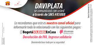 Descarga daviplata, selecciona tipo y número de documento y tomar foto del. Daviplata On Twitter Si Usted Es Beneficiario De Los Programas De Ayuda Del Gobierno Nacional Debe Estar Atento A Nuestras Comunicaciones A Traves De Los Mensajes De Texto Enviados Unicamente Desde El