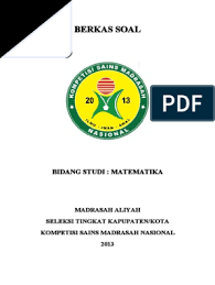 3) menghemat pemanfaat sumber daya organisasi. Soal Ksm Matematika Pdf