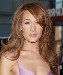 Auburn Maggie Q 3 Hair Color Asian Light Hair Color Light Auburn Hair