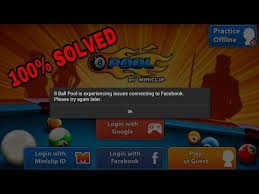Facebook connecting problem solved in 8 ball pool | hacked 8 ball pool. How To Fix 8 Ball Pool Is Experience Issue Connecting To Facebook In 8 Ball Pool Youtube