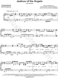 The karaoke version of jealous of the angels in the key of c with the background vocals made famous by donna taggart.**i don't own the original song, cover v. Jennifer Eklund Jealous Of The Angels Intermediate Sheet Music Piano Solo In C Major Download Print Sku Mn0207484