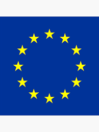 European Union Stars Flag Sticker By Applecrunch Canvas Prints Union Star Flag