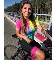 trofeo dames fietskleding set gradient joy uniek en kleurrijk レーパン サイクリング ロードバイク