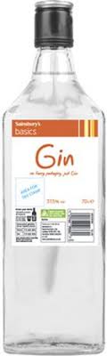 Sainsbury S Basics Gin 700ml Refreshing Drinks Gin Basic