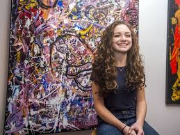 10yr old Art Prodigy makes 80k off New Yorkers with splatter paintings/bad  doodle
