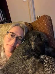 Luca, adopted from SPIN in March 2020, has many fears. The first thing I  wanted him to learn was that he can trust me to protect him. We've made  great progress. (There