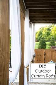 This is because 3/4 of an inch is about the most a command hook can hold. Hanging Outdoor Curtains The Polkadot Chair Outdoor Curtains Outdoor Drapes Diy Patio