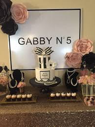 Birthday Party Ideas For 35 Year Old Woman Chanel Birthday Party Ideas Photo 1 Of 35 Catch My Party Chanel Birthday Party Chanel Birthday 16th Birthday Party