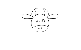How To Draw A Cow Face Step By Step Cow Face Drawing For Kids It's high quality and easy to use. how to draw a cow face step by step